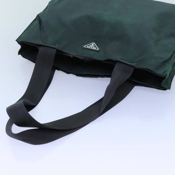 PRADA Tote Bag Nylon Green Auth 72777 - Picture 7 of 16